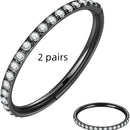 Stainless Steel Nose Ring Diamond Ring