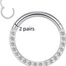 Stainless Steel Nose Ring Diamond Ring