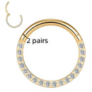 Stainless Steel Nose Ring Diamond Ring